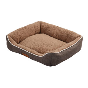 Dog Bed Printed Stripe Soft Plush Cat Bed Sleeping Nest Pet Products